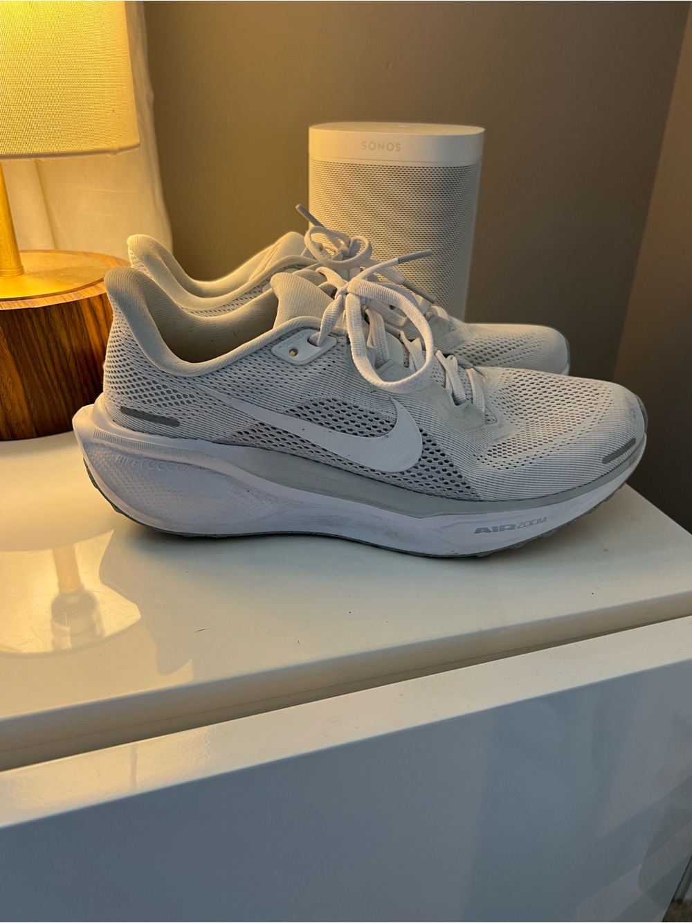 Nike Pegasus Women's White Running Shoes - Lightweight Comfort